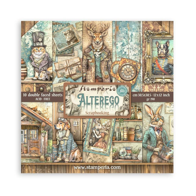 Papierblock 30,5x30,5 cm - 10 Blätter - Alterego