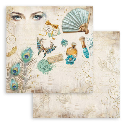 Papierblock 30,5x30,5 cm - 10 Blatt - Masquerade