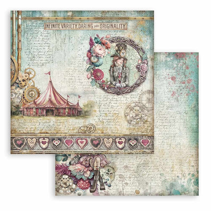 Papierblock 30,5x30,5 cm - 10 Blätter - Meister der Magie