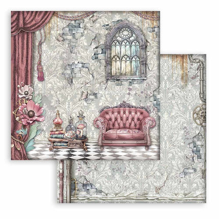 Papierblock 30,5x30,5 cm - 10 Blätter - Meister der Magie