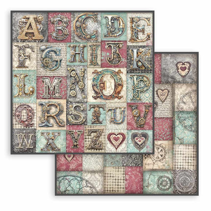 Papierblock 30,5x30,5 cm - 10 Blätter - Meister der Magie