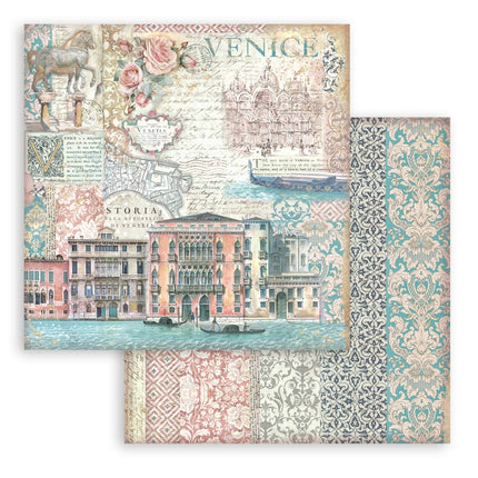 Papierblock 30,5x30,5 cm - 10 Blatt - Venedig Stadt der Kunst