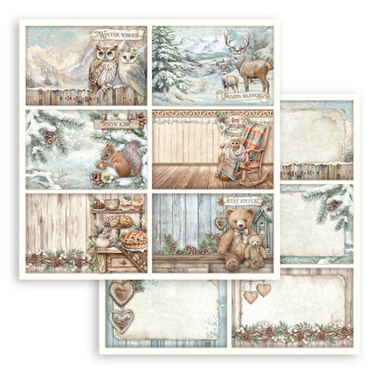 Papierblock 30,5x30,5 cm - 10 Blatt - The Owl's House