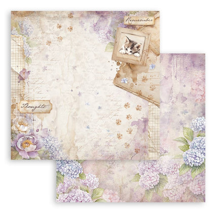 Papierblock 30,5x30,5 cm - 10 Blätter - Quiet Days