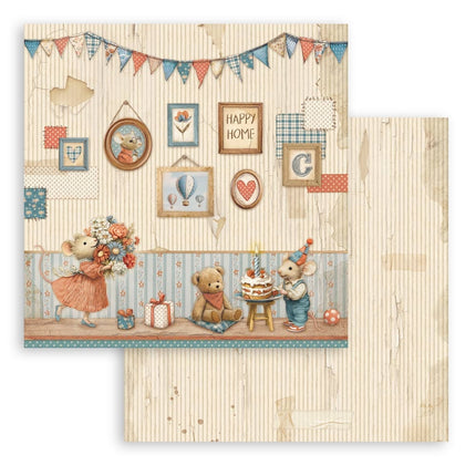 Scrapbooking Block 10 Blatt cm 30,5x30,5 (12"x12") - Familie  