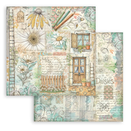 Scrapbooking Pad 10 Blätter cm 30,5x30,5 (12"x12") - Daisy Art