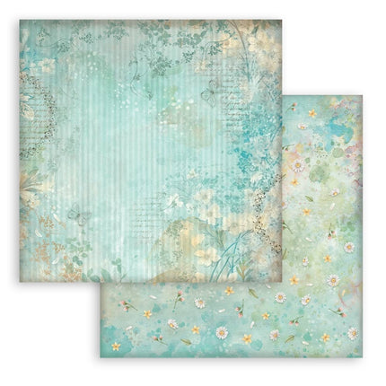 Scrapbooking Block 10 Blatt cm 30,5x30,5 (12"x12") Hintergrundauswahl - Daisy Art