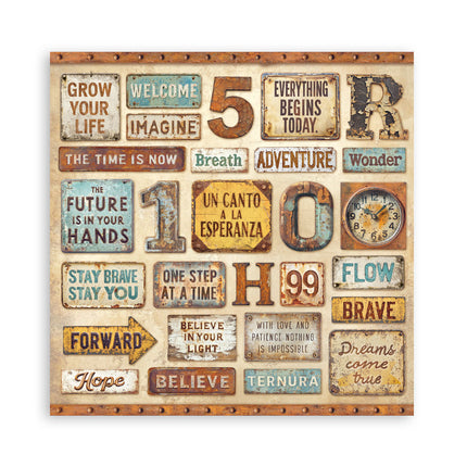 Scrapbooking Block 10 Blatt cm 30,5x30,5 (12"x12") - A new Beginning