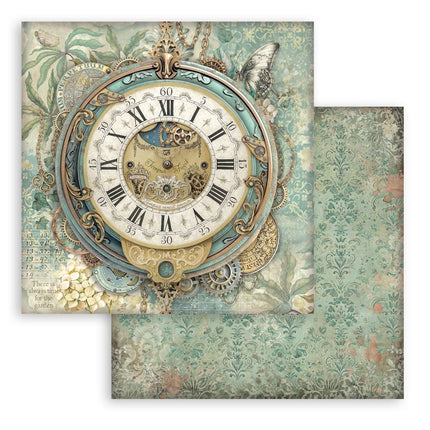 Bedrucktes Scrapbooking-Pad für Kunst und Handwerk 10 Blatt cm 30,5x30,5 (12"x12") - Gardens of Time