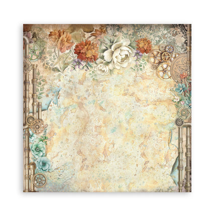 Bedrucktes Scrapbooking-Pad für Kunst und Handwerk 10 Blatt cm 30,5x30,5 (12"x12") Hintergründe - Gardens of Time