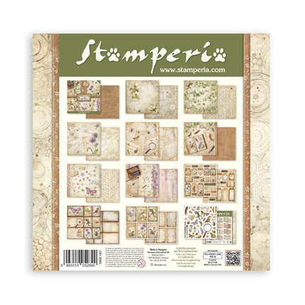 Scrapbooking Bedrucktes Pad für Kunst und Basteln 10 Blatt cm 30,5x30,5 (12"x12") - Rundum