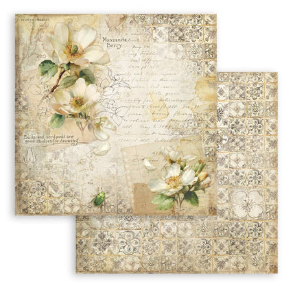 Scrapbooking Bedrucktes Pad für Kunst und Basteln 10 Blatt cm 30,5x30,5 (12"x12") - Rundum