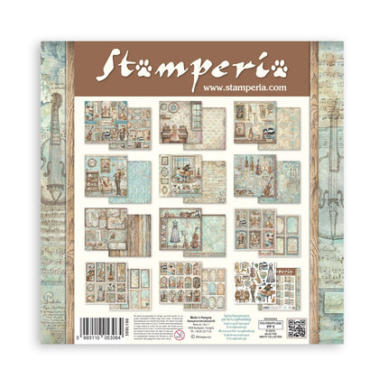 Scrapbooking-Druckblock für Kunst und Handwerk 10 Blatt cm 30,5x30,5 (12"x12") - Symphony