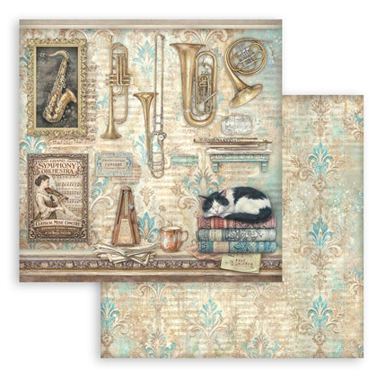 Scrapbooking-Druckblock für Kunst und Handwerk 10 Blatt cm 30,5x30,5 (12"x12") - Symphony