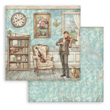 Scrapbooking-Druckblock für Kunst und Handwerk 10 Blatt cm 30,5x30,5 (12"x12") - Symphony