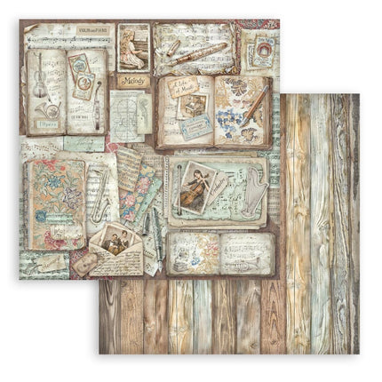 Scrapbooking-Druckblock für Kunst und Handwerk 10 Blatt cm 30,5x30,5 (12"x12") - Symphony