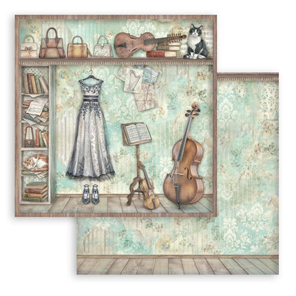 Scrapbooking-Druckblock für Kunst und Handwerk 10 Blatt cm 30,5x30,5 (12"x12") - Symphony