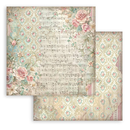 Scrapbooking-Druckblock für Kunst und Handwerk 10 Blatt cm 30,5x30,5 (12"x12") Hintergründe - Symphony