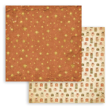 Scrapbooking Printed Pad for Art and Craft 10 sheets cm 30,5x30,5 (12"x12") Backgrounds - Silent Night