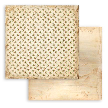 Scrapbooking Printed Pad for Art and Craft 10 sheets cm 30,5x30,5 (12"x12") Backgrounds - Silent Night