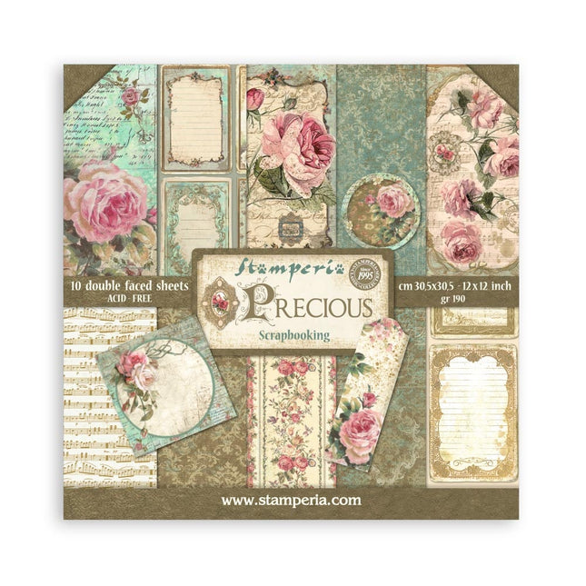 Paper Pad Precious - 30,5x30,5 cm - 10 Blätter