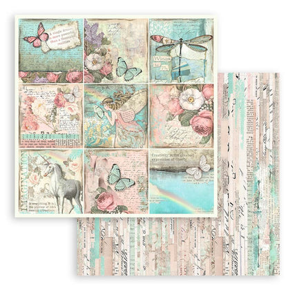 Papierblock 30,5x30,5 cm - 10 Blätter - Wonderland