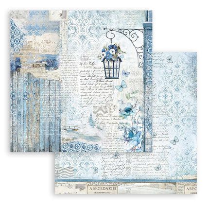Papierblock 30,5x30,5 cm - 10 Blatt - Blue Land