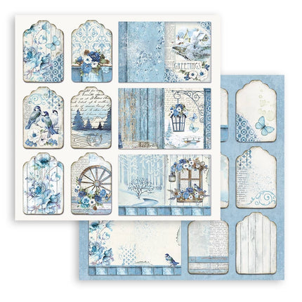 Papierblock 30,5x30,5 cm - 10 Blatt - Blue Land