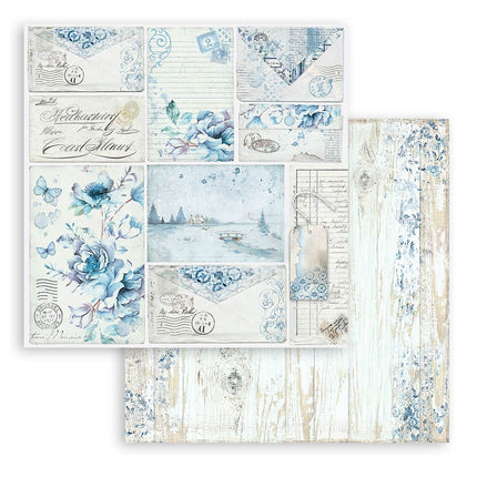 Papierblock 30,5x30,5 cm - 10 Blatt - Blue Land