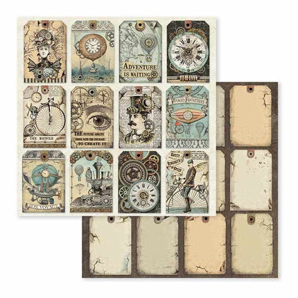 Paperpad Voyages Fantastiques Dubbelzijdig - 30,5x30,5 cm - 10 vellen