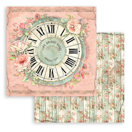 Papierblock 30,5x30,5 cm - 10 Blatt - House of Roses