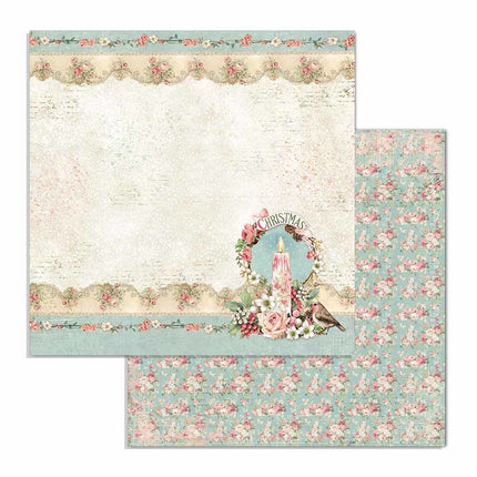 Paperpad Pink Christmas - 30,5x30,5 cm - 10 vellen