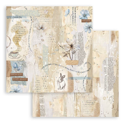 Papierblok 20,3x20,3 cm - 10 vellen - Create Happiness Secret Diary