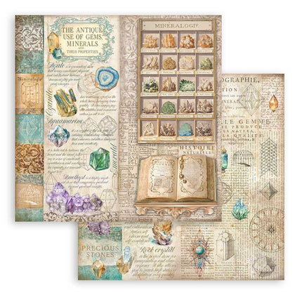 Papierblock 20,3x20,3 cm - 10 Blätter - Fortune