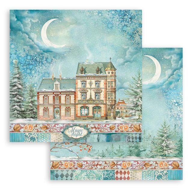 Papierblock 20,3x20,3 cm - 10 Blätter - Der Nussknacker