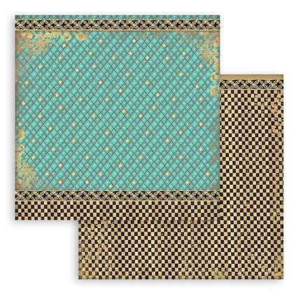 Papierblock 20,3x20,3 cm - 10 Blätter - Hintergrundauswahl - Der Nussknacker