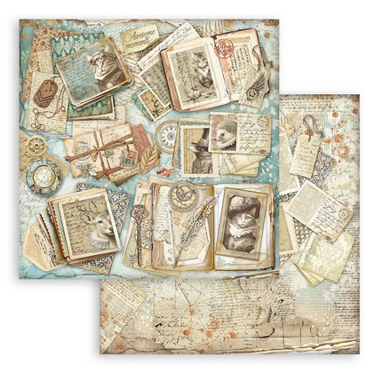 Papierblock 20,3x20,3 cm - 10 Blätter - Alterego