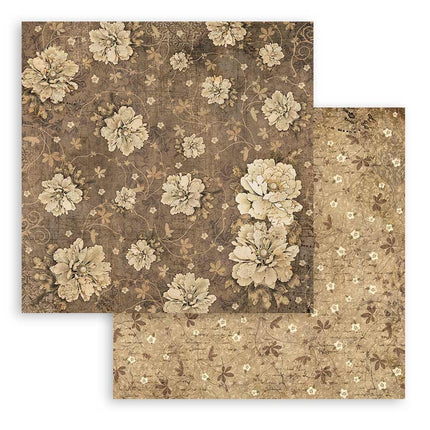 Papierblock 20,3x20,3 cm - 10 Blatt - Old Lace