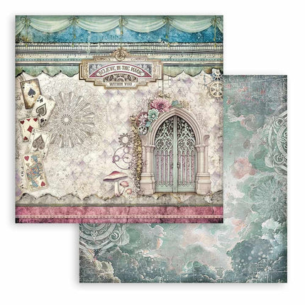 Papierblock 20,3x20,3 cm - 10 Blätter - Meister der Magie