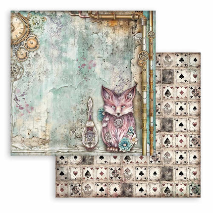 Papierblock 20,3x20,3 cm - 10 Blätter - Meister der Magie