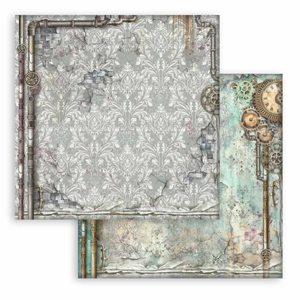 Papierblock 20,3x20,3 cm - 10 Blätter - Hintergrundauswahl - Meister der Magie