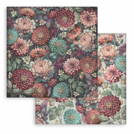 Papierblock 20,3x20,3 cm - 10 Blätter - Hintergrundauswahl - Meister der Magie