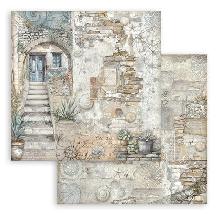 Papierblock 20,3x20,3 cm - 10 Blatt - Silent Sea