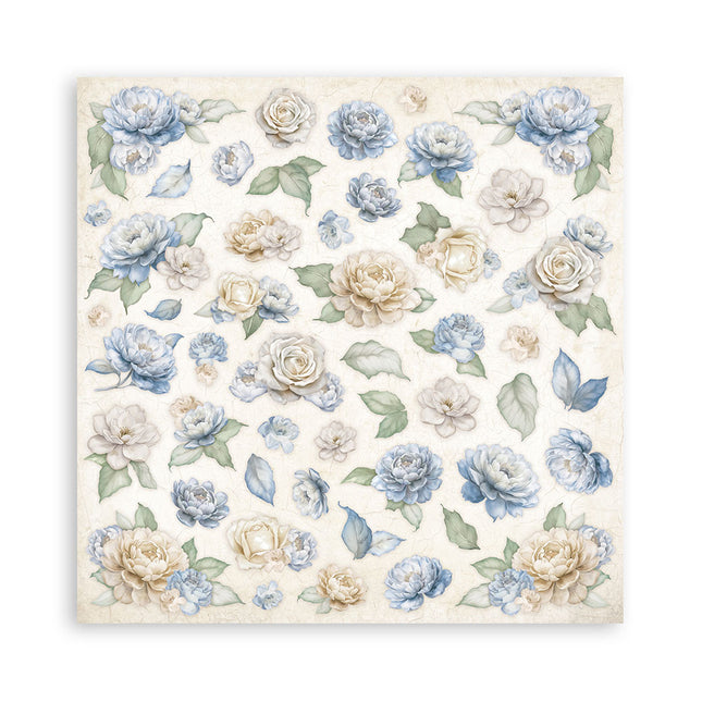 Papierblock 20,3x20,3 cm - 10 Blatt - Zeitlos