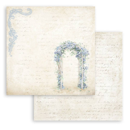 Papierblock 20,3x20,3 cm - 10 Blatt - Zeitlos