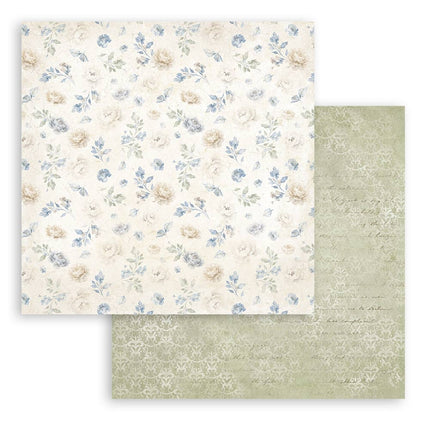 Papierblock 20,3x20,3 cm - 10 Blatt - Zeitlos