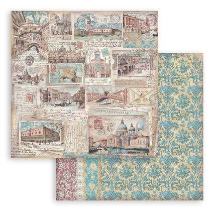 Papierblock 20,3x20,3 cm - 10 Blatt - Venice City of Art