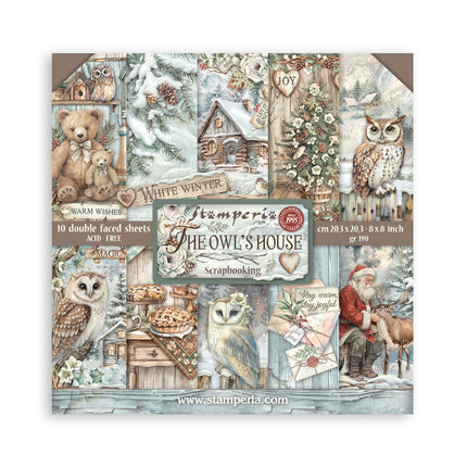 Papierblock 20,3x20,3 cm - 10 Blatt - The Owl's House