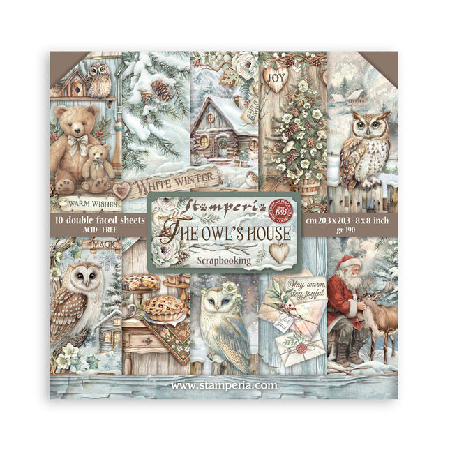 Papierblock 20,3x20,3 cm - 10 Blatt - The Owl's House