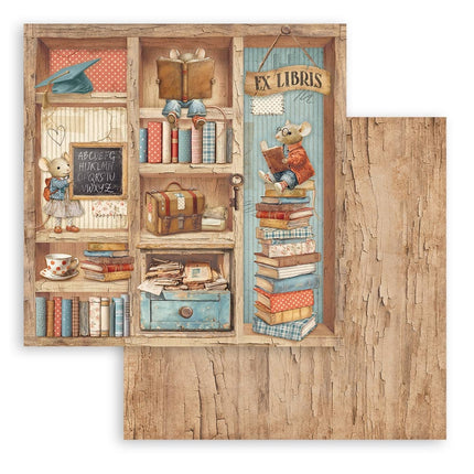Scrapbooking kleiner Block 10 Blatt cm 20,3x20,3 (8"x8") - Familie  